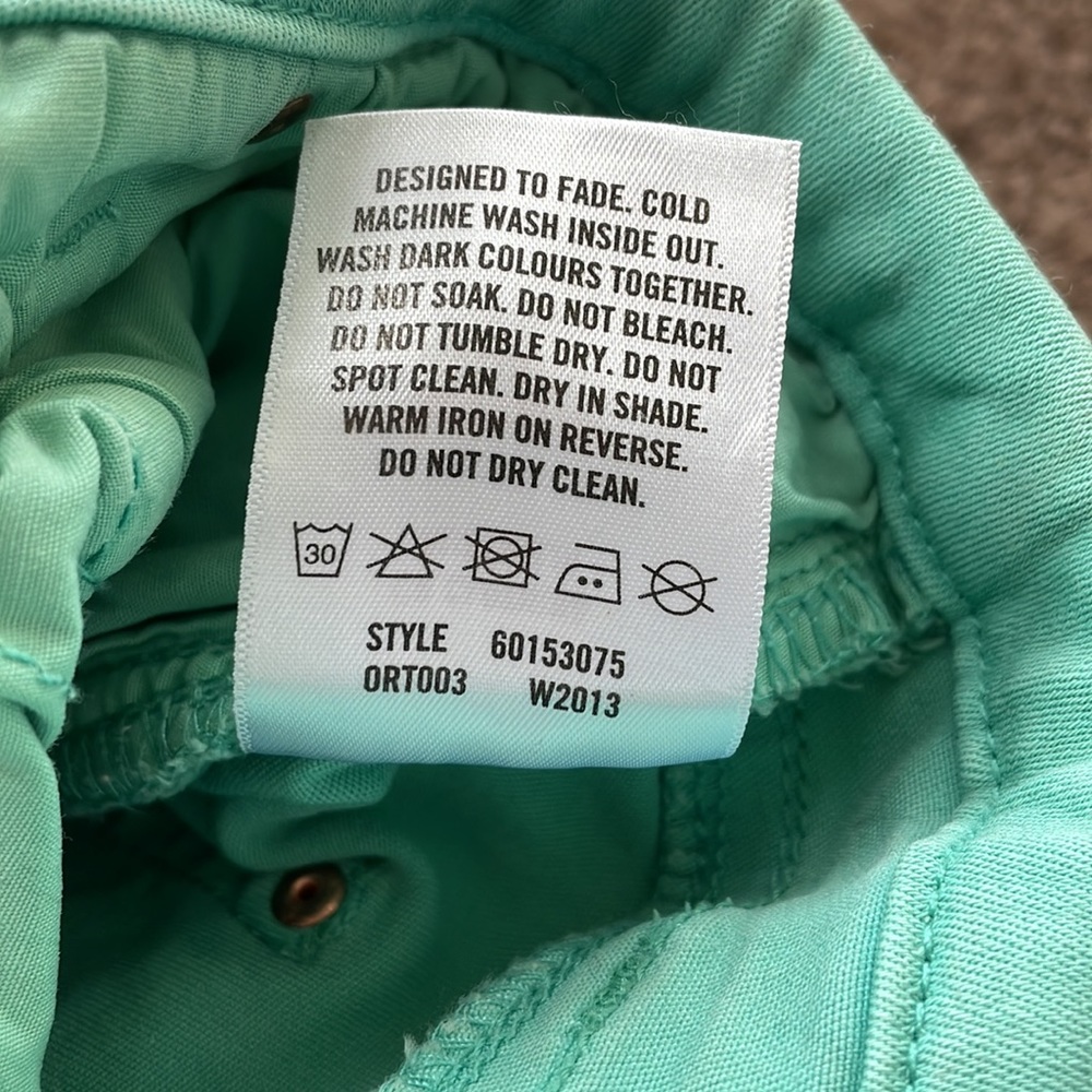 🔥HOST PICK🔥COUNTRY ROAD Sz10 Mint green Jeans - Picture 8 of 10